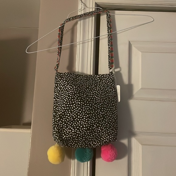 4/$20 Neon Pom Pom crossbody abstract bag new with tag - Picture 3 of 6